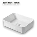 WY21026 - LAVABO RECTANGULAR BLANCO 500×370×135 MM (1/1)