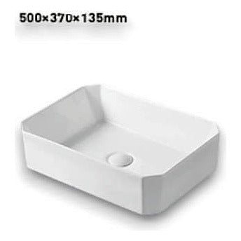 WY21026 - LAVABO RECTANGULAR BLANCO 500×370×135 MM (1/1)