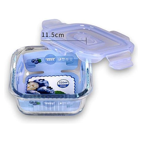 JJ54630 - RECIPIENTE HERMÉTICO DE VIDRIO 320 ML (36/1)