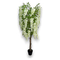 CF-EHF08 - PLANTA ARTIFICIAL CON FLORES BLANCAS 1.7M (4/1)