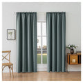 HG-YZT29 - CORTINAS DE TELA GRIS OPACAS (24/1)