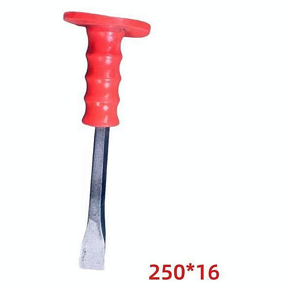 HS-SSC2 - CINCEL PLANO CON MANGO DE SEGURIDAD 250*16 (48/1)