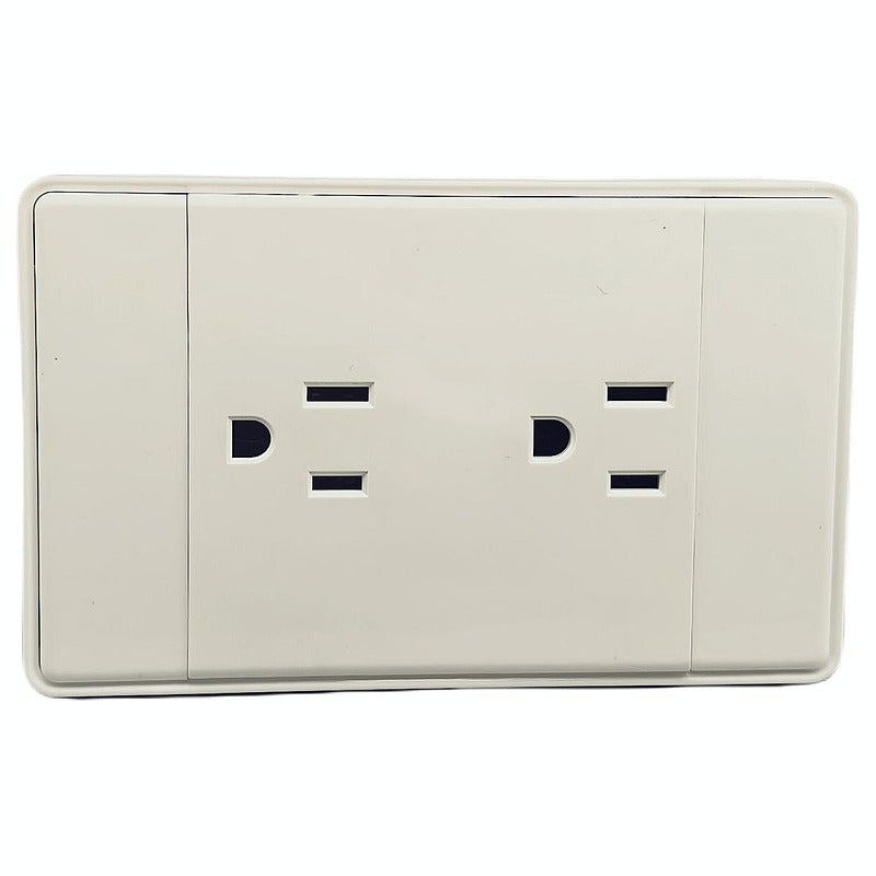 HS-E-SPC7 - PLACA CON DOS TOMACORRIENTES (200/1)