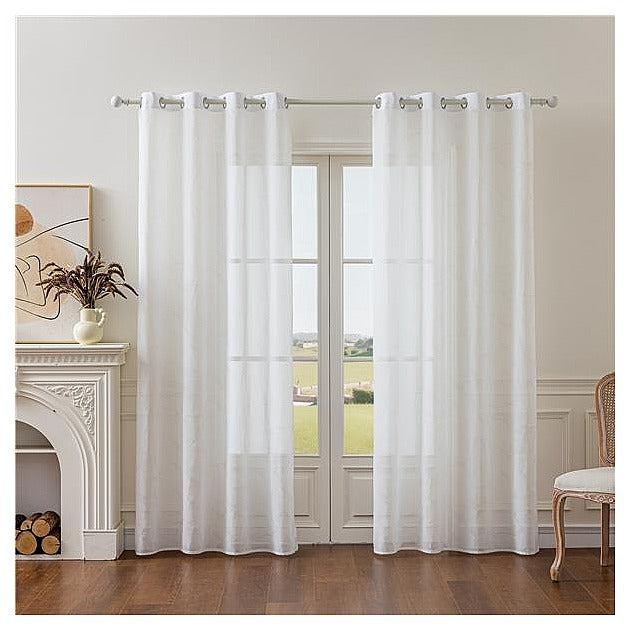 YZ-CU-63 - CORTINAS TRANSPARENTES BLANCAS (36/1)