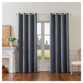 HG-YZA05 - CORTINAS OPACAS CON OJALES GRISES (24/1)