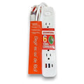 HS-E- MC1 - REGLETA DE 6 SALIDAS CON INTERRUPTOR (60/1)