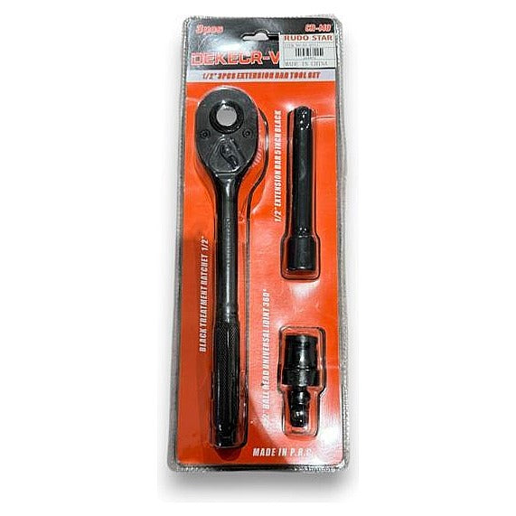 HS- RTS1 - JUEGO DE TRINQUETE Y EXTENSIONES 1/2" (20/1)