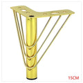 HS-AC- XZ1 - PATAS PARA MUEBLE DORADAS 15CM (40/1)