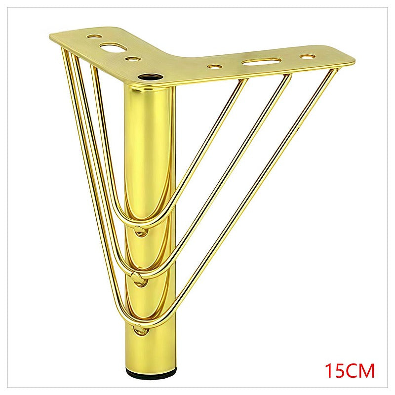 HS-AC- XZ1 - PATAS PARA MUEBLE DORADAS 15CM (40/1)