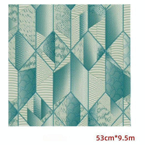 BM-LJ123 - PAPEL TAPIZ GEOMÉTRICO AZUL (20/1)