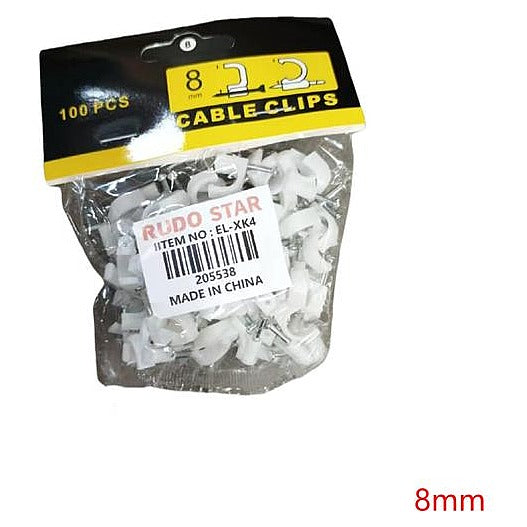 EL-XK4 - CLIPS PARA CABLE 8MM (300/1)