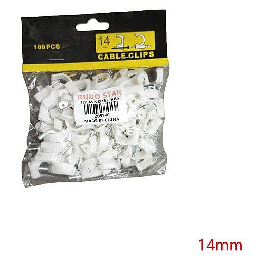 EL-XK6 - CLIPS PARA CABLES 14MM (120/1)