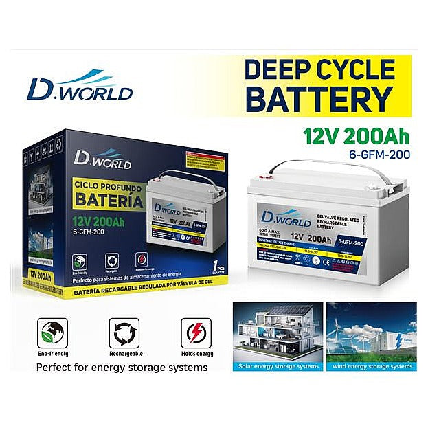 6-GFM- 200 - BATERÍA DE CICLO PROFUNDO 12V 200AH (1/1)
