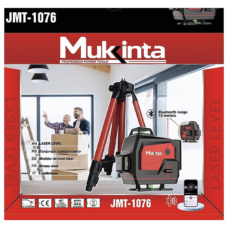JMT-1076 - NIVEL LÁSER CON TRÍPODE MUKINTA (5/1)