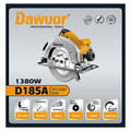 D185A - SIERRA CIRCULAR ELÉCTRICA 1380W (4/1)