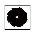 WJ63-009 - CUCHILLA CIRCULAR DE 8 DIENTES (100/1)