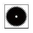 WJ63-010 - DISCO DE CORTE DE 40 DIENTES (100/1)