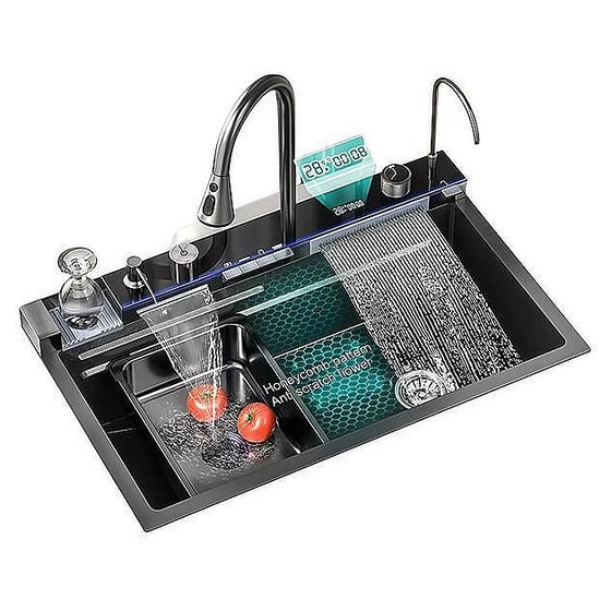 BA-H21 - FREGADERO DE COCINA CON ACCESORIOS INTEGRADOS (100/1)