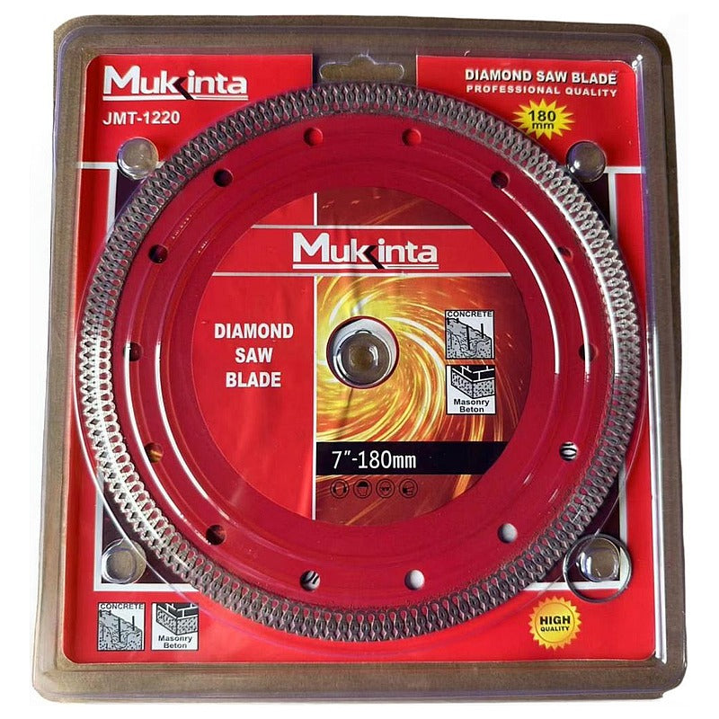 JMT-1220 - DISCO DE CORTE DIAMANTE 7" 180 MM (100/1)