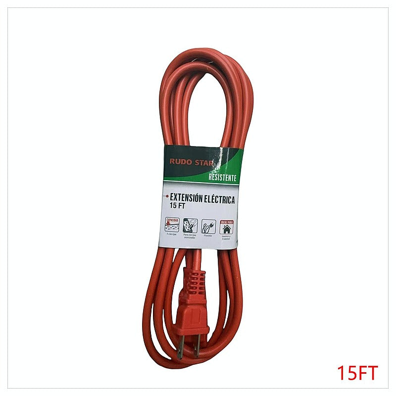 EL-WJE6 - EXTENSIÓN ELÉCTRICA 15FT ROJA (60/1)