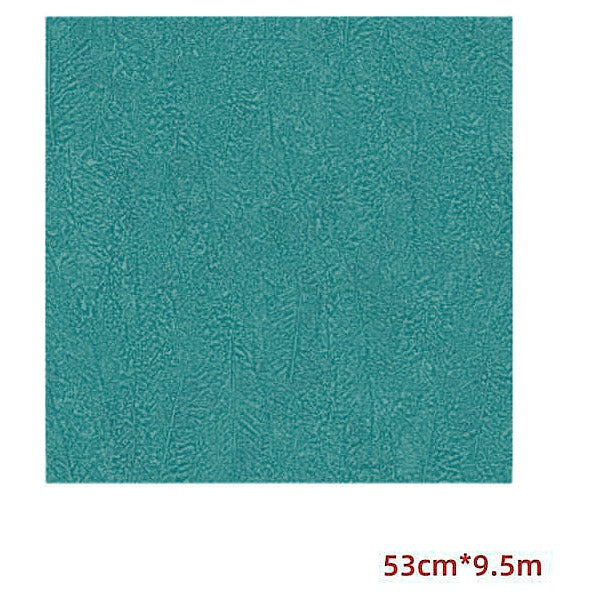 BM-LJ053 - PAPEL TAPIZ TURQUESA TEXTURIZADO (20/1)
