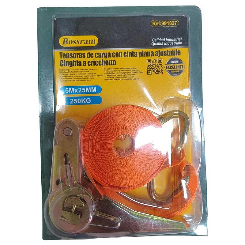 HS-CD436 - TENSORES DE CARGA CON TRINQUETE 5M X 25MM (48/1)