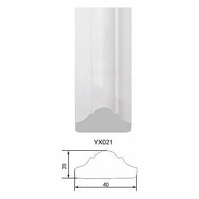 BM-PS9 - PS LÍNEA BLANCA YX021 NUEVO MATERIAL 40*20MM*250C (50/1)