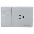 EL-CN008 - TOMACORRIENTE ELÉCTRICO BLANCO (200/1)