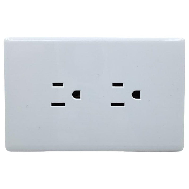 EL-CN009 - PLACA CON DOBLE TOMACORRIENTE (200/1)