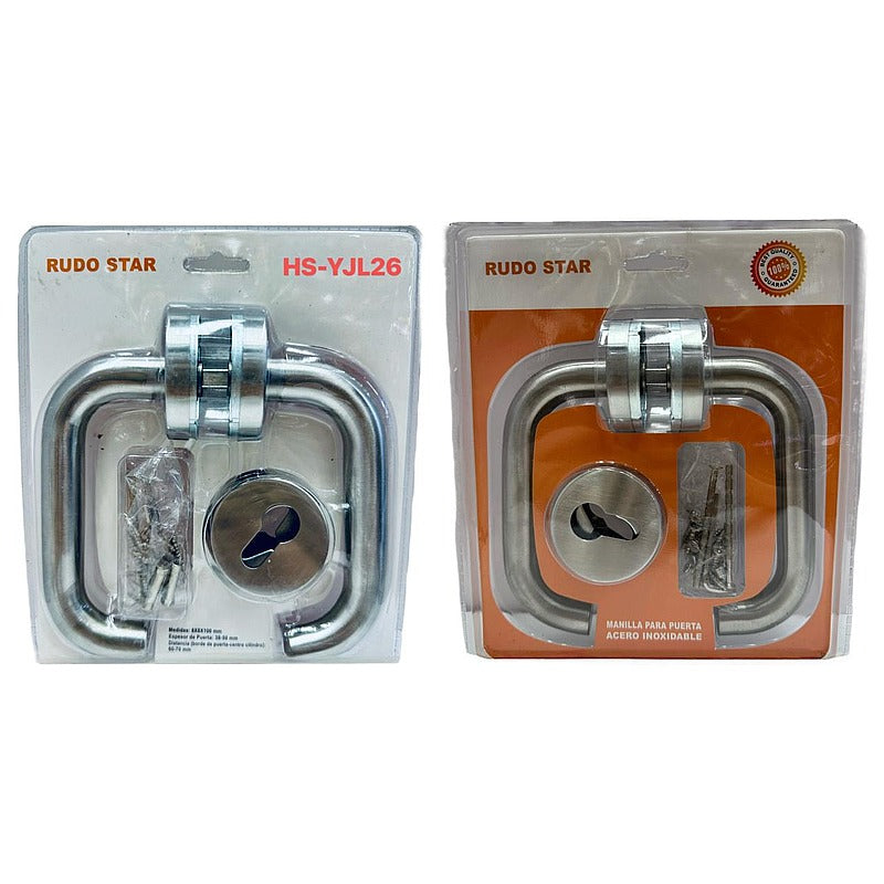 HS-YJL26 - MANILLA PARA PUERTA DE ACERO INOXIDABLE (30/1)