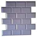 HS-LJW68 - PANEL ADHESIVO 3D BLANCO 30CM*30CM (240/1)