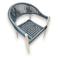 JJ54932 - SILLA DE MIMBRE CON ARMAZÓN METÁLICO (4/1)