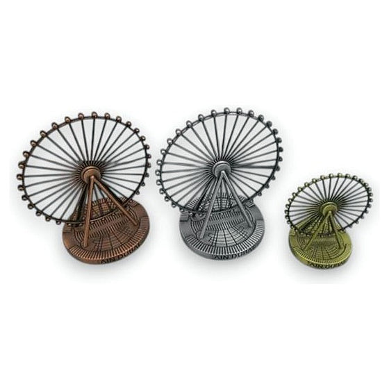 JJ54910 - RUEDA DE LA FORTUNA DECORATIVA METÁLICA (100/1)