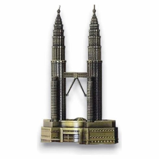 JJ54906 - REPLICA TORRES PETRONAS EN METAL (100/1)