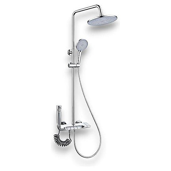 BA-S-S11 - DUCHA CON TELÉFONO Y ROCIADOR CROMADA (5/1)