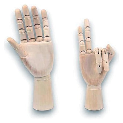 JJ54893 - MANO ARTICULADA DE MADERA (50/1)