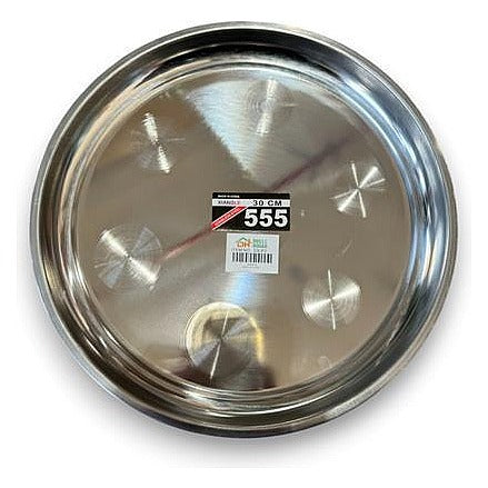 SS-P2 - CHAROLA DE ACERO INOXIDABLE 30CM (100/1)
