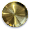 SS-P7 - PLATO DECORATIVO DORADO 14 CM (300/1)