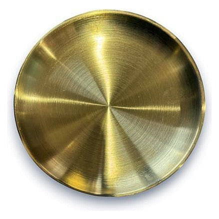 SS-P7 - PLATO DECORATIVO DORADO 14 CM (300/1)