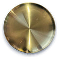 SS-P10 - PLATO REDONDO DE ACERO DORADO 23 CM (150/1)
