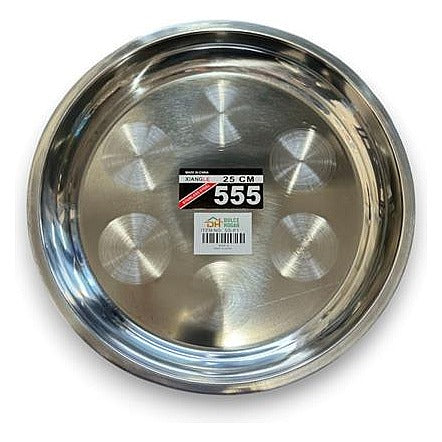 SS-P1 - BANDEJA DE ACERO INOXIDABLE 25 CM (120/1)