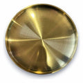 SS-P9 - BANDEJA REDONDA DE ACERO DORADO 20 CM (150/1)