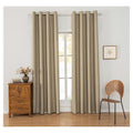 YZ-CU-93 - CORTINA DE TELA BEIGE (24/1)