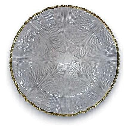 JJ54554 - PLATO DECORATIVO DE VIDRIO 33 CM (12/1)