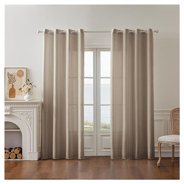 JJ53641 - CORTINA DE TELA BEIGE (36/1)