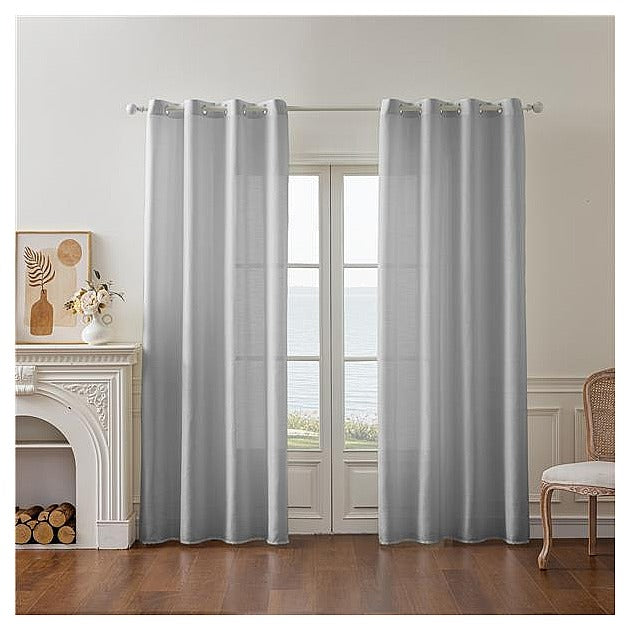 JJ53642 - CORTINAS GRIS CLARO CON OJALES (36/1)
