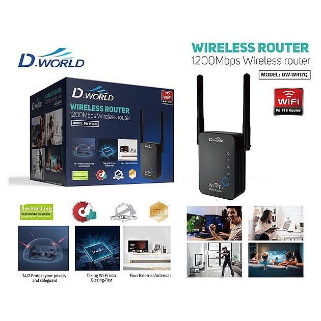 DW-WR17Q - ROUTER INALÁMBRICO 1200MBPS (50/1)