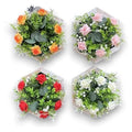 JJ54518 - ARREGLO DE FLORES ARTIFICIALES HEXAGONAL (48/1)