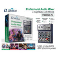 EP-BMC1 - MEZCLADORA DE AUDIO PROFESIONAL 4 CANALES (10/1)