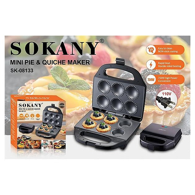 SK-08133 - MÁQUINA PARA MINI PIES Y QUICHES 750W (8/1)